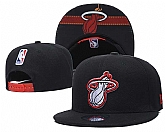 Heat Team Logo Black Adjustable Hat GS,baseball caps,new era cap wholesale,wholesale hats